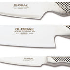 Thumbnail image #1 for JB Prince Global Y588 3-Piece High-Carbon Stainless Steel Knife Set: 5-Inch Utility, 8-Inch Chef's, 3-Inch Paring