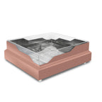 Thumbnail image #1 for Eastern Tabletop RB2323CP Square Seafood/Raw Bar, Copper Finish, Stainless Steel Stand, Perforated Acrylic Insert