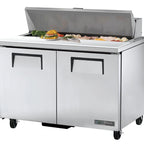 Thumbnail image #5 for True Mfg. - General Foodservice TSSU-48-12-HC 48-Inch 2-Section Self-Contained Sandwich/Salad Prep Table, 12-Pan Top, 2 Doors