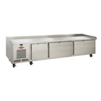 Thumbnail image #1 for Utility Refrigerator LHF-102-3D-EM Low-Height Freezer Base, 120" W, 3 Drawers, Stainless Steel Top, Front & Sides