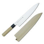 Thumbnail image #1 for Korin Togiharu HTO-WAGY-210 Forged Gyuto Chef Knife, 8-1/5" Stainless Steel Blade, Magnolia Wood Handle, Right-Handed 70/30 Edge