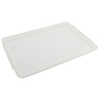Thumbnail image #1 for Alegacy Foodservice Products 61826C Full-Size Stackable Bun Pan Cover, 26-1/4 x 18-1/4 x 1-1/2 in, Silver Case of 12