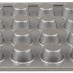 Thumbnail image #2 for JB Prince M261 Mini Muffin Pan, 24-Cup, Uncoated Aluminized Steel
