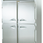 Thumbnail image #1 for Traulsen Spec-Line G21002 Two-Section Glass-Door Reach-In Display Refrigerator, 46.5 cu. ft., Self-Contained Top-Mounted Refrigeration