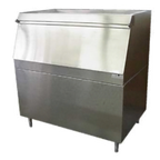 Thumbnail image #1 for MGR Equipment SP-503-2PC-SS Ice Bin, Approx. 500 lb Capacity, Two-Section Slant Front, Stainless Steel, Lift-Up Door, 30-1/4"W