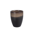 Thumbnail image #1 for CAC China VEN-1 Coffee & Tea Cup, 8 oz, Midnight Black/Desert Beige Case of 2 Dozen