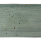 Thumbnail image #1 for Tableware Solutions USA Rustics by Continental 33RECT201-05 Rectangular China Platter, 10-1/2 x 6-1/4, Dark Green Case of 12
