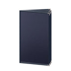 Thumbnail image #1 for Risch Pajco 2006 8.5X14 Semi-Flexible Menu Cover, 8-1/2" x 14", Booklet, 6-View, Stitched Leatherette, Metal Corners Case of 25