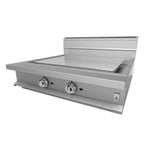 Thumbnail image #1 for Hestan HPG24 24" Countertop Gas Rangetop, Plancha Griddle, Cast-Iron Burners, 3/4" Smooth Plate, Manual Controls, Stainless Steel