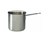 Thumbnail image #1 for Matfer Bourgeat 702216 Stainless Steel Bain-Marie Insert, 3-1/2 Qt, 6-1/4" Diameter, Without Lid