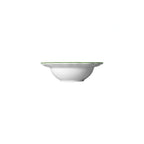Thumbnail image #2 for Steelite International Folio, Porcelain 62566FP816 Round Porcelain Rim Fruit Dish, 5.5 x 1.75 in, Willow Rim Green Case of 2 Dozen