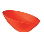 Thumbnail image #1 for Thunder Group CR805PR Red Melamine Angled Bowl, 16 oz, 8-1/4 in Diameter Case of 2 Dozen