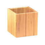 Thumbnail image #1 for Cal-Mil Bamboo C4X4-60 Storage Jar/Bin, 4"W x 4"D x 4"H, Lid Sold Separately Case of 3