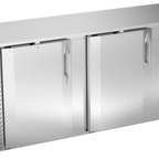 Thumbnail image #1 for Victory Refrigeration VBBN94HC-S Back Bar Refrigerator, 3 Solid Self-Closing Doors, Stainless Steel, 94"W x 26-1/8"D x 34"H