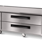Thumbnail image #1 for Traulsen CLES-72HT-BN 72-Inch 4-Drawer Refrigerated Equipment Stand, Stainless Steel, Self-Contained