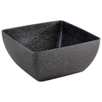 Thumbnail image #1 for Libbey APS Germany - Frostfire APS 30504 Square Cast Aluminum Mixing Bowl, 4 qt, Dark Speckled Nonstick Finish