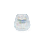 Thumbnail image #1 for Hollowick/Steelite 5130C Teardrop Glass Tealight Lamp, Clear, 3" Diameter x 2.5"H
