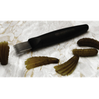 Thumbnail image #2 for Matfer Bourgeat Exoglass 120903 Pickle Slicer, 8 Stainless Steel Blades, Black Plastic Handle, Dishwasher Safe
