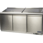 Thumbnail image #1 for Stanton Trading STC-MSST-72 Three-Section Sandwich/Salad Mega Top Refrigerator, 3-Door, 27-Pan, Self-Contained