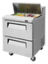 Thumbnail image #5 for Turbo Air Super Deluxe 27.5-Inch 2-Drawer Refrigerated Sandwich/Salad Prep Table with 8-Pan Opening