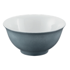Thumbnail image #1 for Libbey Schonwald, Shabby Chic 9336664-63081 Round Porcelain Pasta Bowl, 10-1/8 oz, 5 in, White Interior/Blue-Gray Exterior