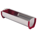 Thumbnail image #1 for JB Prince M712 30 Stainless Steel Yule Log Mold, Uncoated, Removable Ends, 13 x 4 x 3.25 in.