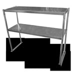 Thumbnail image #2 for Serv-Ware OS-3E-CWP 36-Inch 2-Tier 18-Gauge Stainless Steel Work Table Overshelf