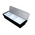 Thumbnail image #1 for Concasse MCCB3B 3-Compartment Plastic Condiment Server