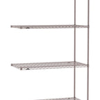 Thumbnail image #1 for Metro Super Erecta SE-2142K4-86-A4 Add-On Wire Shelving Unit, 42"W x 21"D x 86"H, 800 lb. capacity per shelf, 2000 lb. capacity per unit, 1" shelf