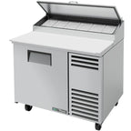 Thumbnail image #9 for True Mfg. - General Foodservice TPP-AT-44-HC 44-3/4-Inch 1-Door Pizza Prep Table with 6-Pan Rail and Cutting Board