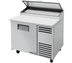 Thumbnail image #9 for True TPP-AT-44-HC 44-3/4-Inch Pizza Prep Table with 1 Door, 6-Pan Top, and 19-1/2-Inch Cutting Board