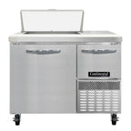 Thumbnail image #1 for Continental Refrigerator RA43SN6 Refrigerated Sandwich Prep Table, 43"W, 2 Doors, 6-Pan Capacity, Stainless Steel