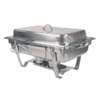 Thumbnail image #1 for Thunder Group SLRCF0833BT 8-Qt Rectangular Stainless Steel Chafer with Lift-Off Cover