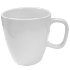 Thumbnail image #1 for Vertex China Barista B-1 Tall White Porcelain Coffee Cup with Handle, 7 oz Case of 3 Dozen