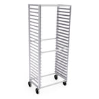 Thumbnail image #1 for Lockwood Manufacturing RA70-ER24ESL Mobile Aluminum Pan Rack, Full Height, 24-Pan Capacity, Open Sides, Side Loading, 2-1/2" Centers