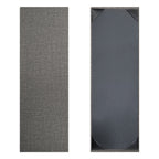 Thumbnail image #1 for Risch Milan MILAN-1V 4.25X14 Hardback Simulated Woven Vinyl Menu Cover, 4-1/4 x 14 in, Single View Case of 25