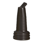 Thumbnail image #1 for TableCraft Products PourMaster N14BR Long Neck Pour Bottle Top, Dishwasher-Safe Polyethylene, Brown Case of 96