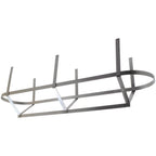 Thumbnail image #1 for IMC/Teddy PRC-3-24108 Ceiling-Mounted Stainless Steel Pot Rack, 108"W x 24"D, Triple-Bar Circular Design, Double-Prong Hooks