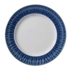 Thumbnail image #1 for Vertex China Grass Valley GV-7-B Porcelain Plate, 7-1/4 in, Round, Embossed Rim, Blueberry Case of 3 Dozen
