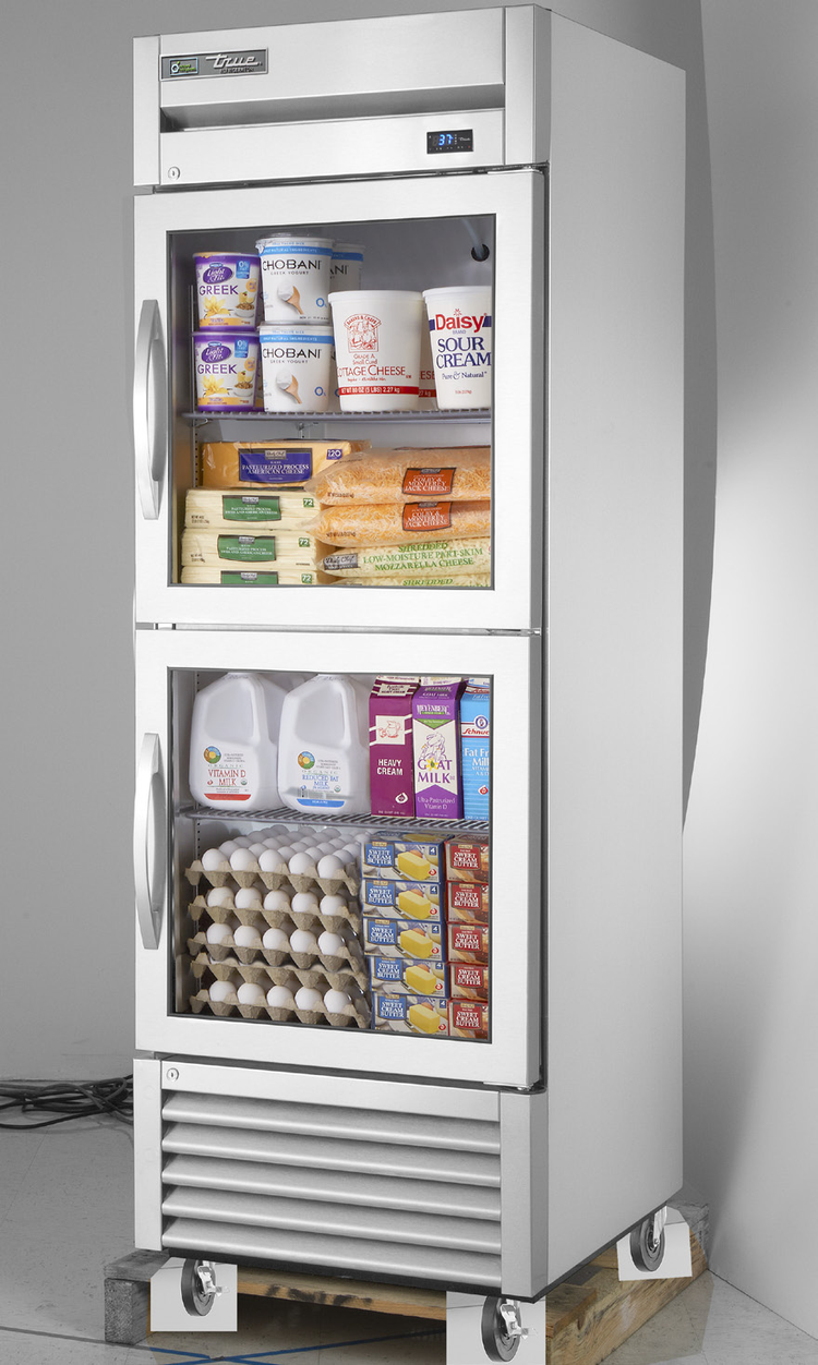 Product image #5 for True 27-Inch One-Section Reach-In Refrigerator with 2 Framed Glass Half Doors