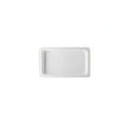 Thumbnail image #1 for Global Tableware Collective G. Benedikt GBGAS90071 Rectangular Porcelain GN 1/3 Tray Dish, 6.75"W x 12.625"D x 1.25"H