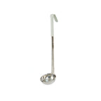 Thumbnail image #1 for CAC China SSLD-30IV 3 oz Stainless Steel One-Piece Ladle with Ivory Handle, 12-3/4 in. Case of 120