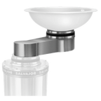 Thumbnail image #1 for Salvajor OFC Stainless Steel Offset Disposer Chute with 3 Support Legs and Bolt-Down Flanges