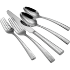 Thumbnail image #2 for 1880 Hospitality Cabria by Oneida® T958KSSF Forged 18/10 Stainless Steel Steak Knife, 9-1/2", One-Piece Martele Textured Handle Pack of 1 Dozen