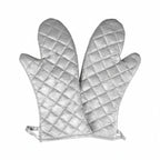 Thumbnail image #1 for Chef Revival OMS26SL 16-Inch Silicone Oven/Freezer Mitt, Elbow-Length, Silver Case of 72 Pair