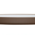 Thumbnail image #2 for Cal-Mil Hudson 22026-10-89 Round Low-Rim Melamine Plate, 10" Diameter, Ivory Case of 6