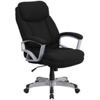Thumbnail image #1 for Flash Furniture Hercules GO-1850-1-FAB-GG Big & Tall High-Back Executive Swivel Office Chair with Padded Arms and Casters