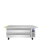 Thumbnail image #1 for Atosa MGF8461GR 52-Inch 2-Drawer Stainless Steel Chef Base Freezer