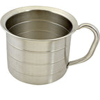 Thumbnail image #1 for AllPoints Foodservice Parts & Supplies 95418 4-Quart Stainless Steel Graduated Measuring Cup with Handle