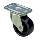 Thumbnail image #1 for Component Hardware CLP2-3BPN Light-Duty Swivel Plate Caster, 3 in Polyolefin Wheel, No Brake, 100 lb Capacity